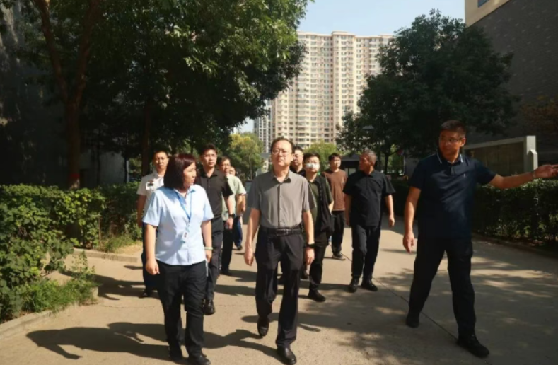 孟德昌调研督导高层建筑消防隐患整改工作